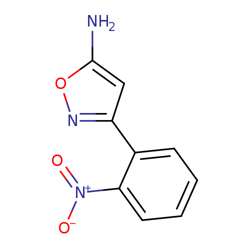 Nc1onc(c1)c1ccccc1[N+](=O)[O-]