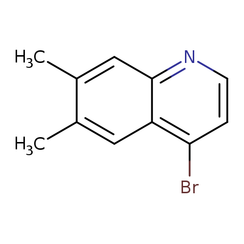 Cc1cc2c(Br)ccnc2cc1C