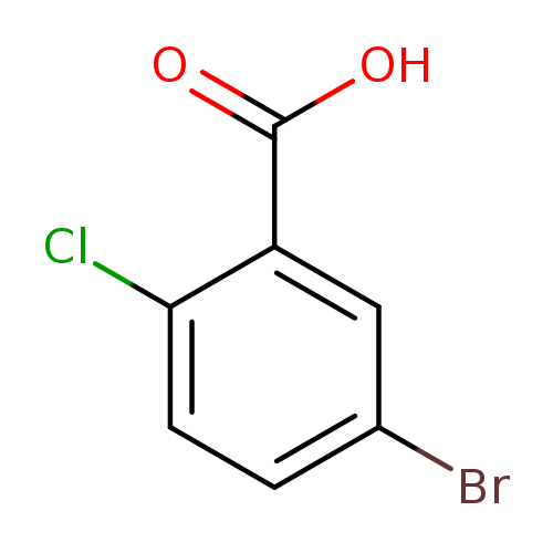 Brc1ccc(c(c1)C(=O)O)Cl