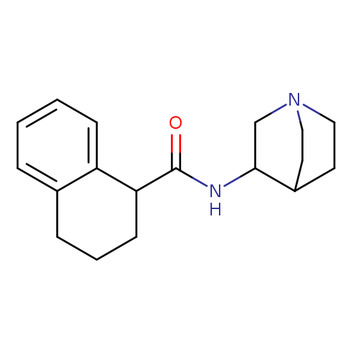 O=C(C1CCCc2c1cccc2)NC1CN2CCC1CC2