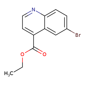 CCOC(=O)c1ccnc2c1cc(Br)cc2