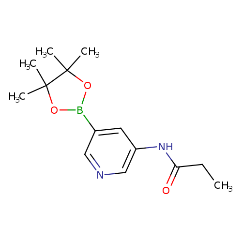 CCC(=O)Nc1cncc(c1)B1OC(C(O1)(C)C)(C)C