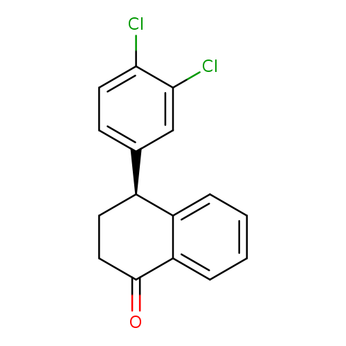 O=C1CC[C@H](c2c1cccc2)c1ccc(c(c1)Cl)Cl