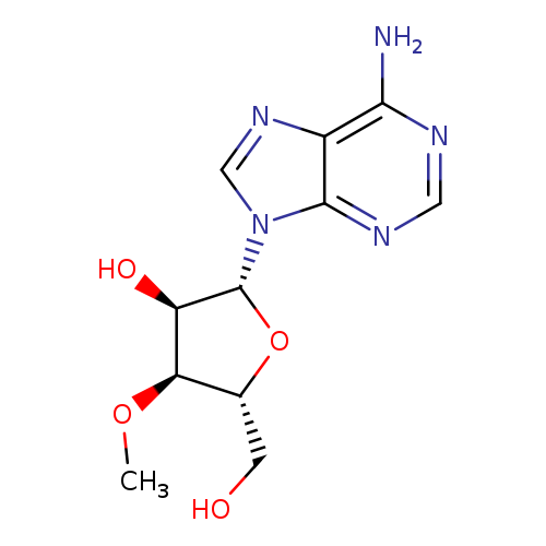 CO[C@@H]1[C@@H](CO)O[C@H]([C@@H]1O)n1cnc2c1ncnc2N