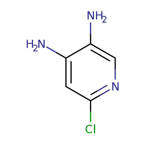 Clc1ncc(c(c1)N)N