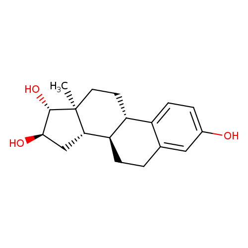 Oc1ccc2c(c1)CC[C@@H]1[C@@H]2CC[C@]2([C@H]1C[C@H]([C@@H]2O)O)C