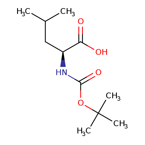 CC(C[C@@H](C(=O)O)NC(=O)OC(C)(C)C)C