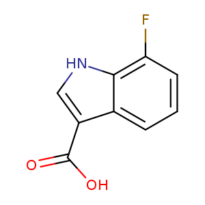 OC(=O)c1c[nH]c2c1cccc2F