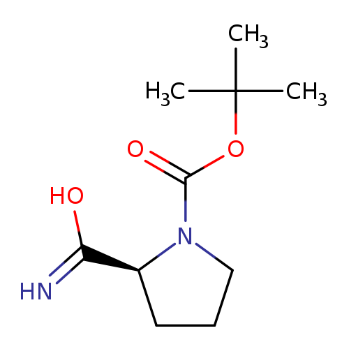 OC(=N)[C@@H]1CCCN1C(=O)OC(C)(C)C