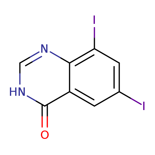 Ic1cc(I)c2c(c1)c(=O)[nH]cn2