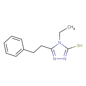 CCn1c(CCc2ccccc2)nnc1S