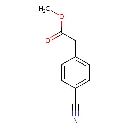 COC(=O)Cc1ccc(cc1)C#N