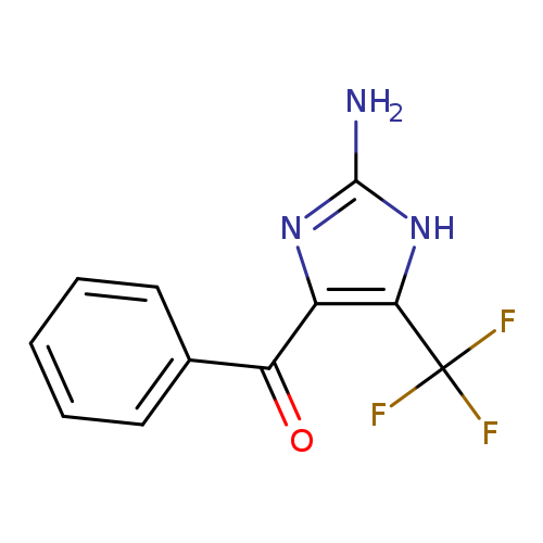 O=C(c1nc([nH]c1C(F)(F)F)N)c1ccccc1