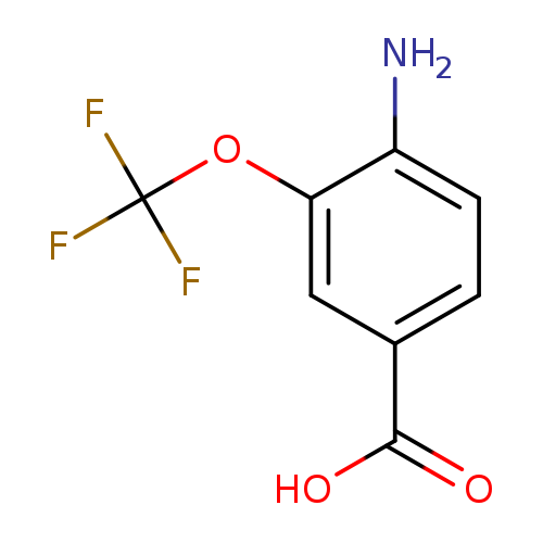 Nc1ccc(cc1OC(F)(F)F)C(=O)O