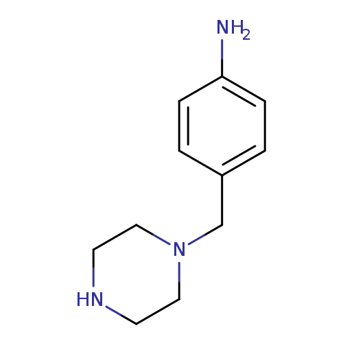 Nc1ccc(cc1)CN1CCNCC1