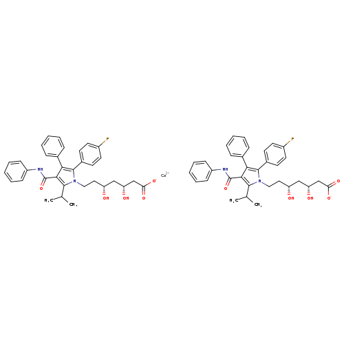 O[C@@H](C[C@H](CC(=O)[O-])O)CCn1c(C(C)C)c(c(c1c1ccc(cc1)F)c1ccccc1)C(=O)Nc1ccccc1.O[C@@H](C[C@H](CC(=O)[O-])O)CCn1c(C(C)C)c(c(c1c1ccc(cc1)F)c1ccccc1)C(=O)Nc1ccccc1.[Ca+2]