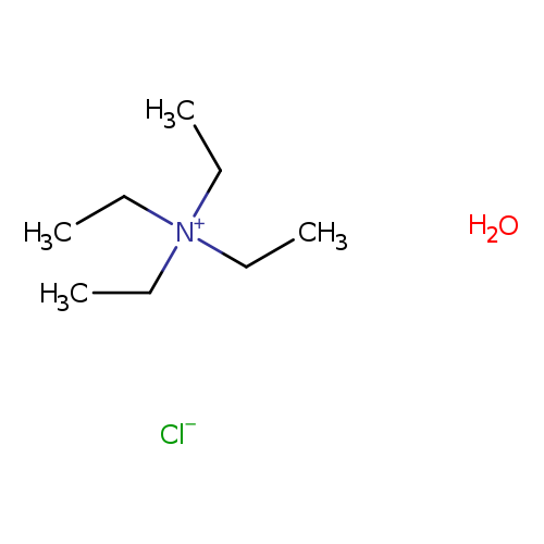 CC[N+](CC)(CC)CC.[Cl-].O