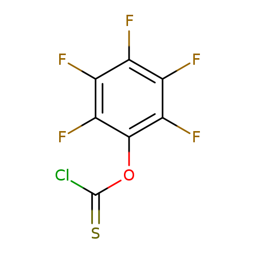 ClC(=S)Oc1c(F)c(F)c(c(c1F)F)F
