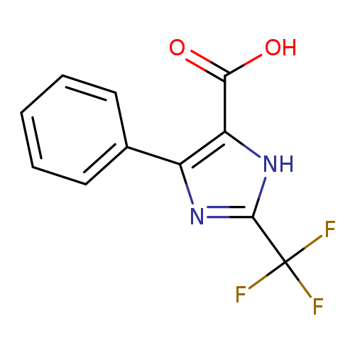 OC(=O)c1[nH]c(nc1c1ccccc1)C(F)(F)F