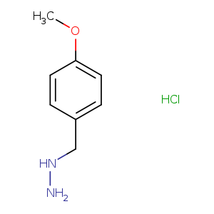 NNCc1ccc(cc1)OC.Cl