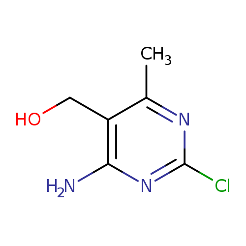 OCc1c(C)nc(nc1N)Cl
