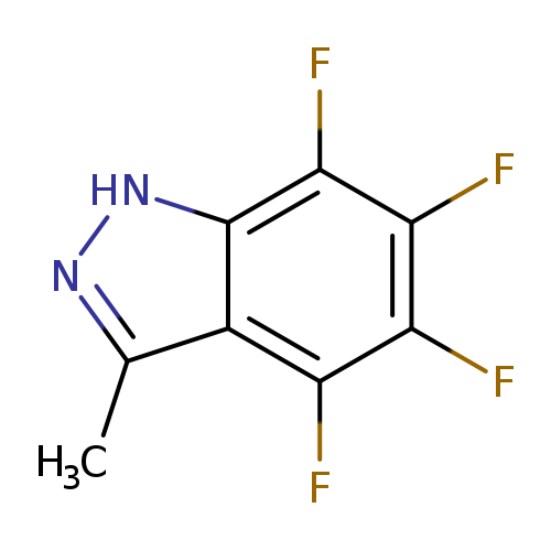 Fc1c(F)c(F)c2c(c1F)c(C)n[nH]2