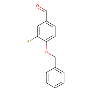 O=Cc1ccc(c(c1)F)OCc1ccccc1