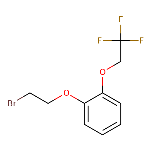 BrCCOc1ccccc1OCC(F)(F)F