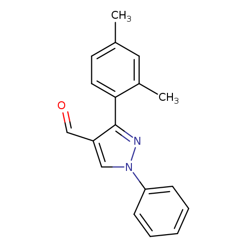 O=Cc1cn(nc1c1ccc(cc1C)C)c1ccccc1