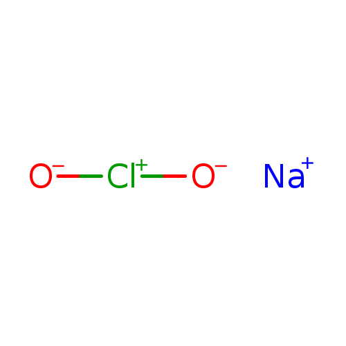 [O-][Cl]=O.[Na+]