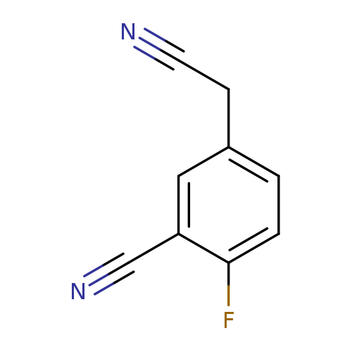 N#CCc1ccc(c(c1)C#N)F