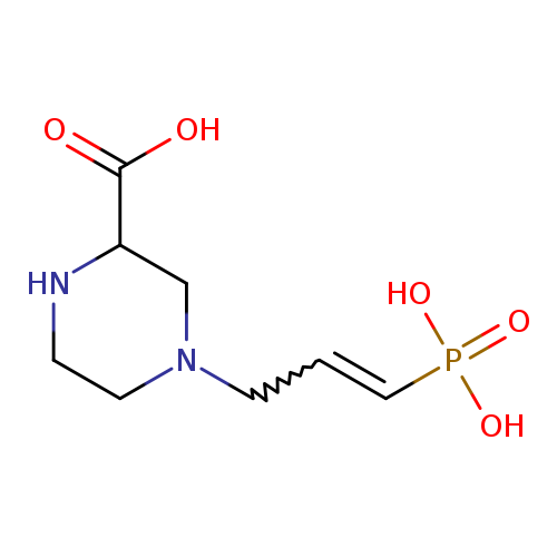 OC(=O)C1NCCN(C1)CC=CP(=O)(O)O