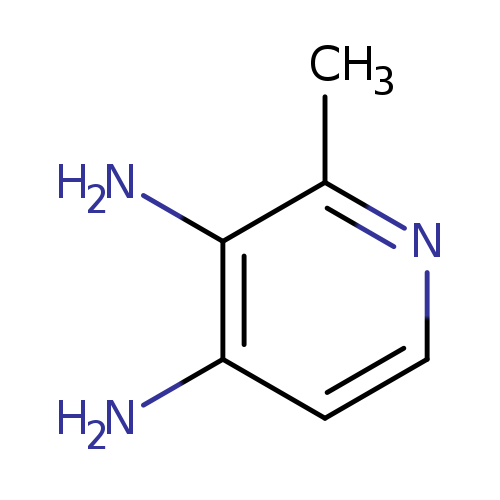 Nc1c(N)ccnc1C