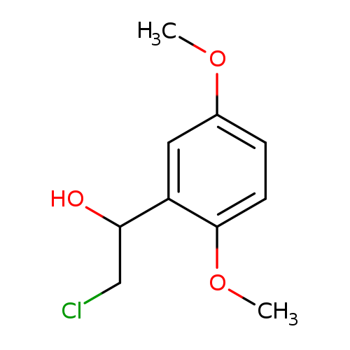 COc1ccc(c(c1)C(CCl)O)OC