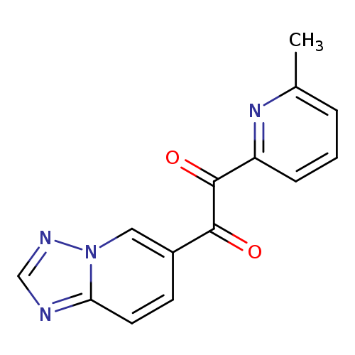Cc1cccc(n1)C(=O)C(=O)c1ccc2n(c1)ncn2