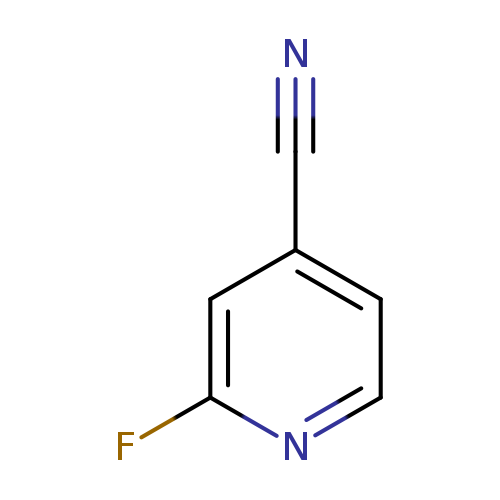 N#Cc1ccnc(c1)F