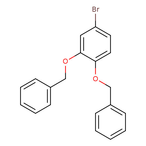 Brc1ccc(c(c1)OCc1ccccc1)OCc1ccccc1