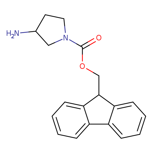 NC1CCN(C1)C(=O)OCC1c2ccccc2c2c1cccc2