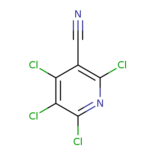 N#Cc1c(Cl)nc(c(c1Cl)Cl)Cl