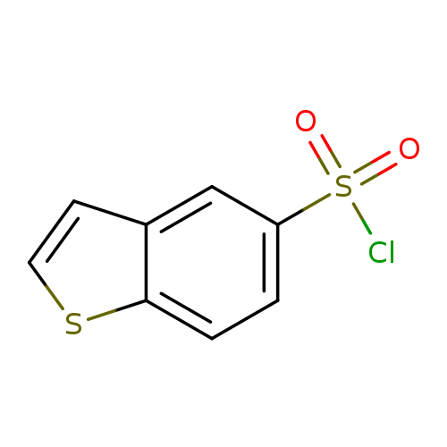 ClS(=O)(=O)c1ccc2c(c1)ccs2