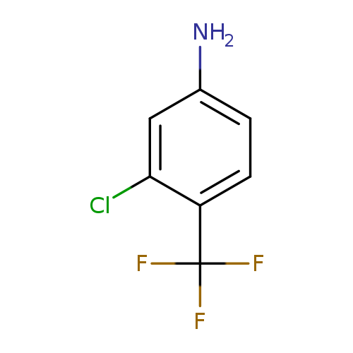 Nc1ccc(c(c1)Cl)C(F)(F)F