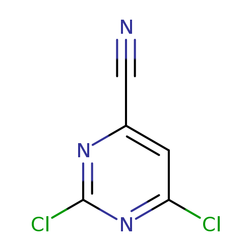 N#Cc1cc(Cl)nc(n1)Cl