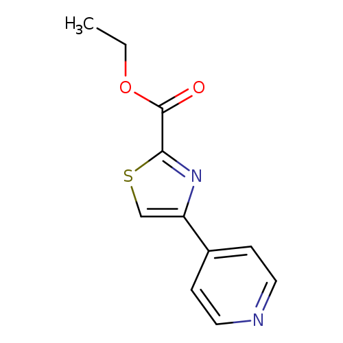 CCOC(=O)c1scc(n1)c1ccncc1