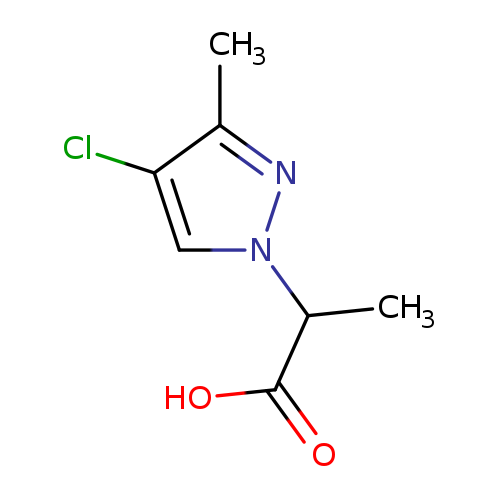 OC(=O)C(n1cc(c(n1)C)Cl)C