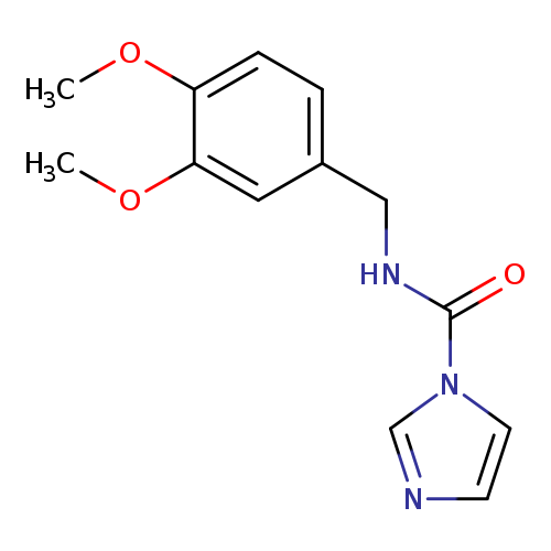 COc1cc(CNC(=O)n2cncc2)ccc1OC