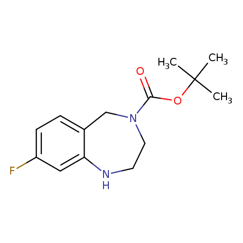 Fc1ccc2c(c1)NCCN(C2)C(=O)OC(C)(C)C