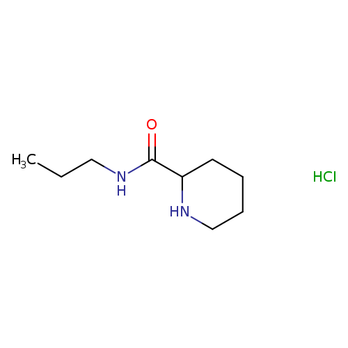 CCCNC(=O)C1CCCCN1.Cl