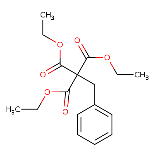 CCOC(=O)C(C(=O)OCC)(C(=O)OCC)Cc1ccccc1