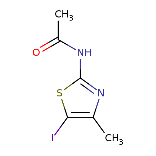 CC(=O)Nc1nc(c(s1)I)C