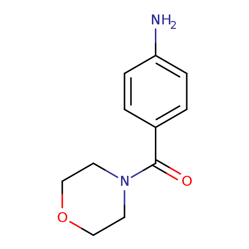 O=C(c1ccc(cc1)N)N1CCOCC1